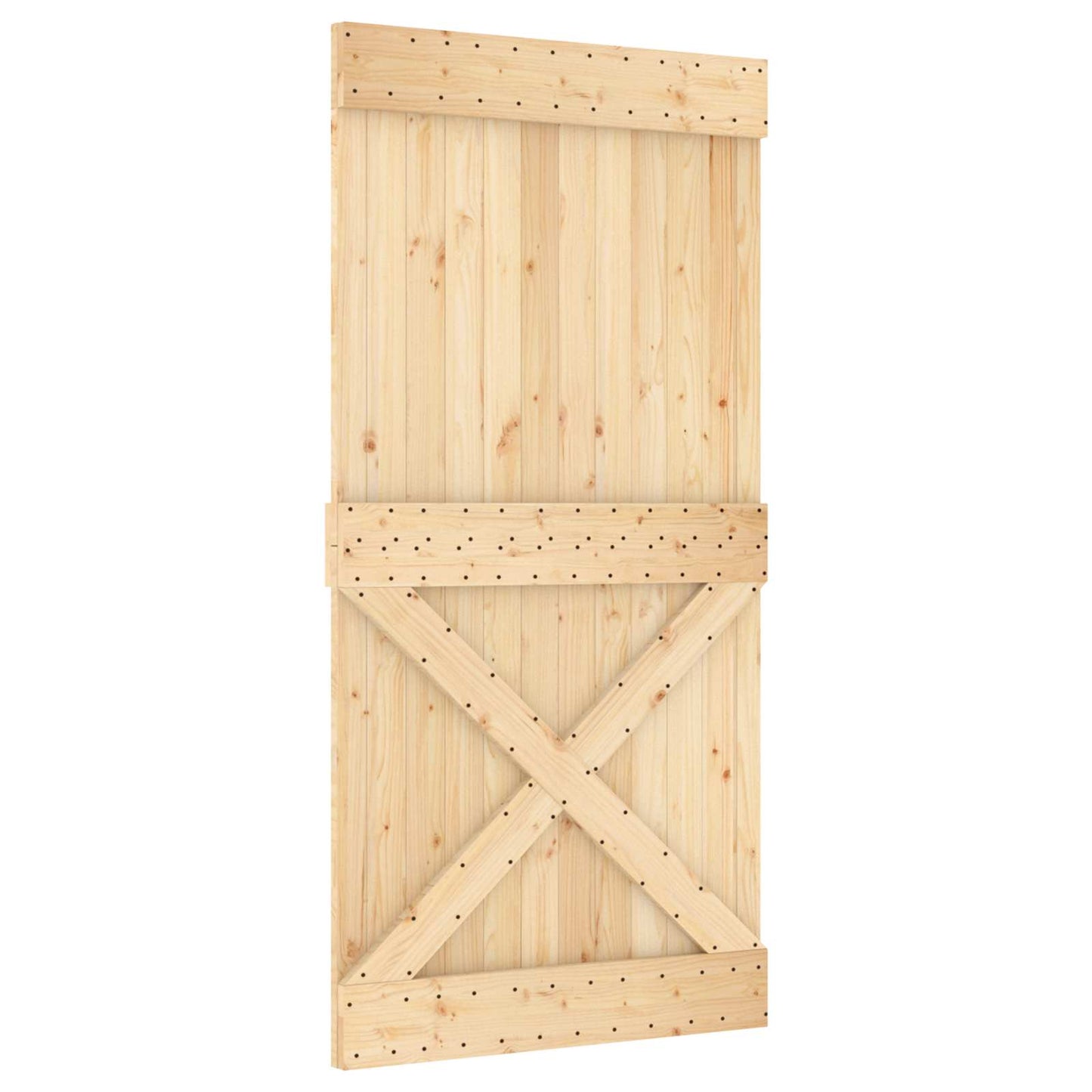 Door NARVIK Natural 100 x 210 cm Solid Pine Wood