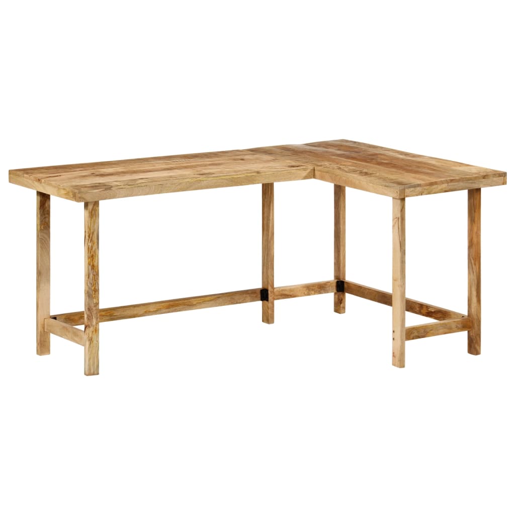 vidaXL Desk 165x110x75 cm Solid Wood Mango