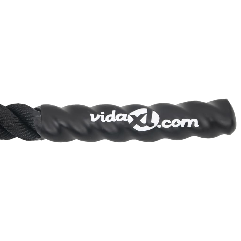 Battle Rope Black 6 m 4,5 kg Polyester