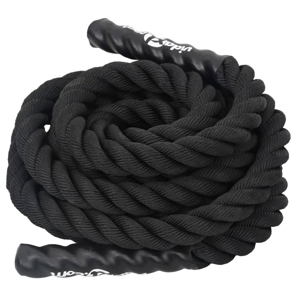 Battle Rope Black 9 m 6,8 kg Polyester