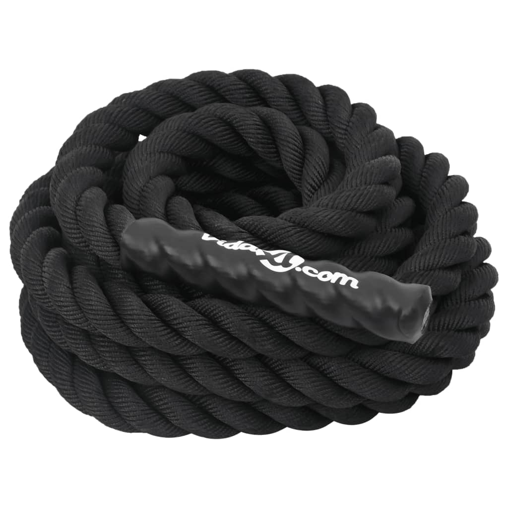 Battle Rope Black 9 m 6,8 kg Polyester