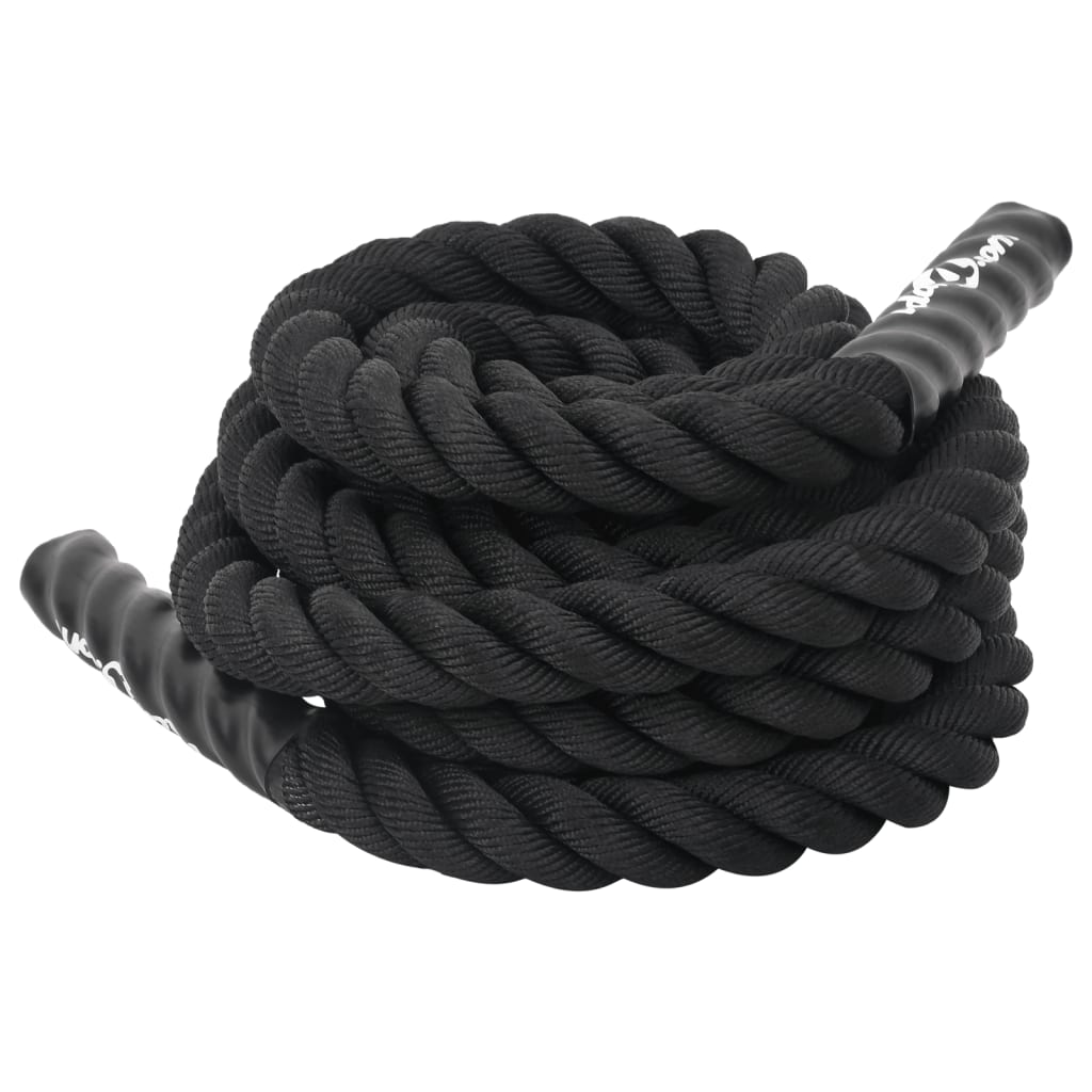 Battle Rope Black 9 m 6,8 kg Polyester