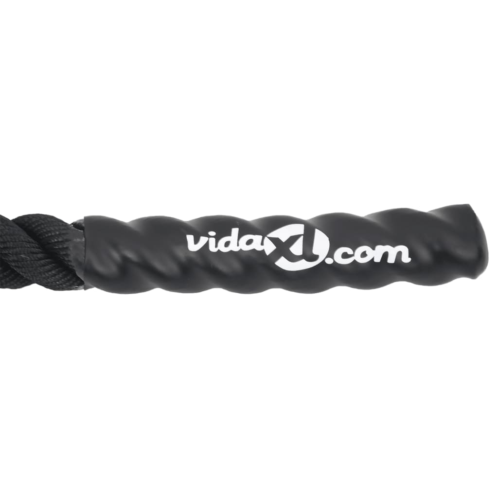 Battle Rope Black 9 m 6,8 kg Polyester