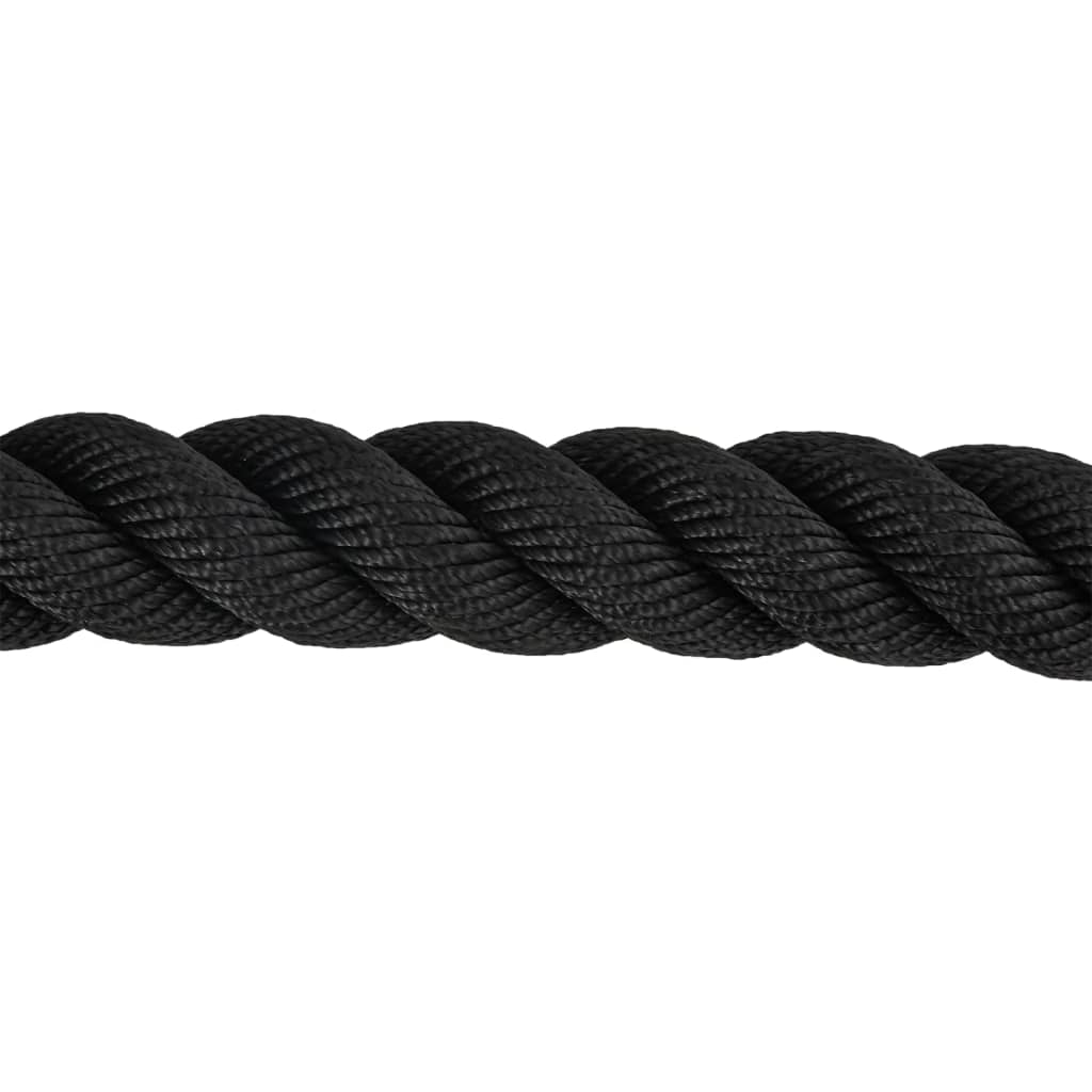 Battle Rope Black 9 m 6,8 kg Polyester