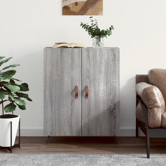 Sideboard Grey Sonoma 69.5x34x90 cm Engineered Wood