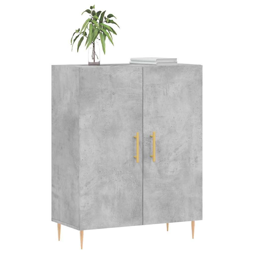 Sideboard Concrete Grey 69,5x34x90 cm Engineered Wood