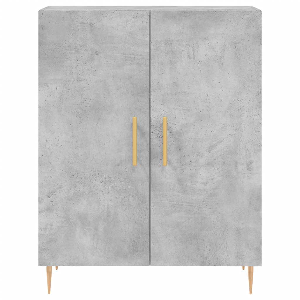 Sideboard Concrete Grey 69,5x34x90 cm Engineered Wood