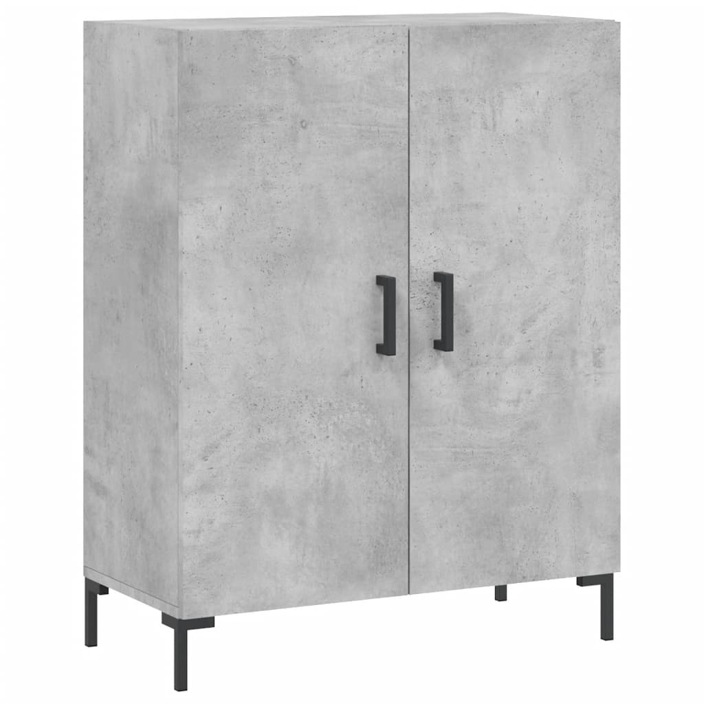 Sideboard Concrete Grey 69,5x34x90 cm Engineered Wood