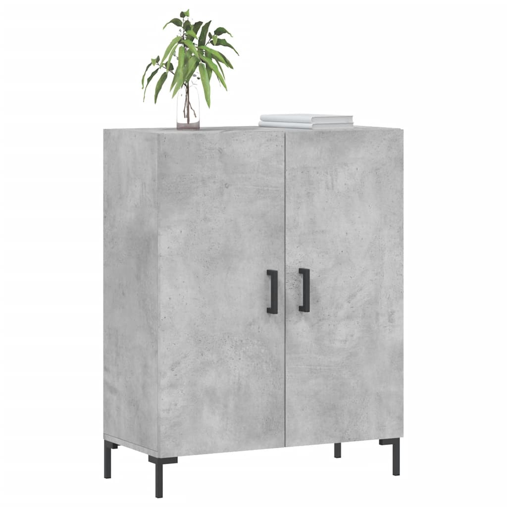 Sideboard Concrete Grey 69,5x34x90 cm Engineered Wood