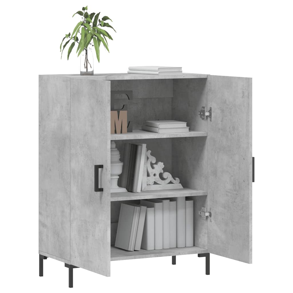 Sideboard Concrete Grey 69,5x34x90 cm Engineered Wood