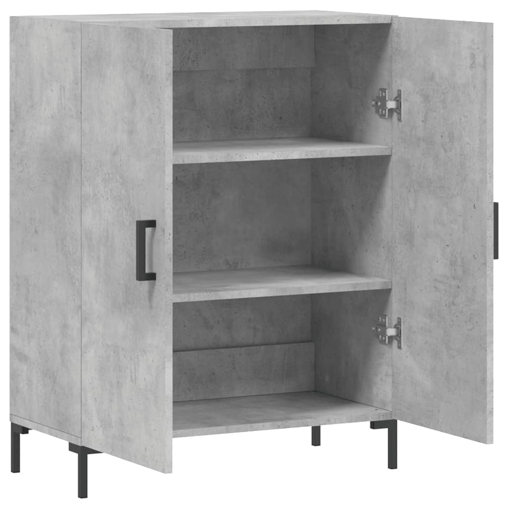Sideboard Concrete Grey 69,5x34x90 cm Engineered Wood