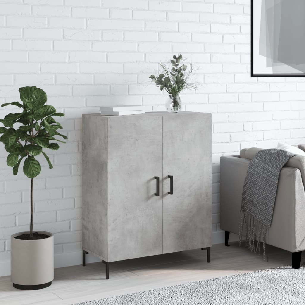 Sideboard Concrete Grey 69,5x34x90 cm Engineered Wood