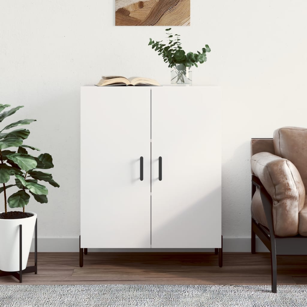 Sideboard White 69,5x34x90 cm Engineered Wood