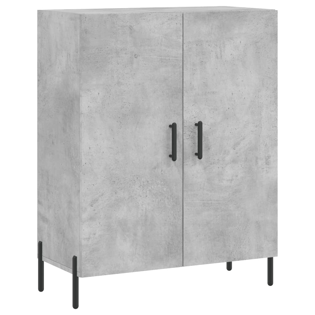 Sideboard Concrete Grey 69,5x34x90 cm Engineered Wood