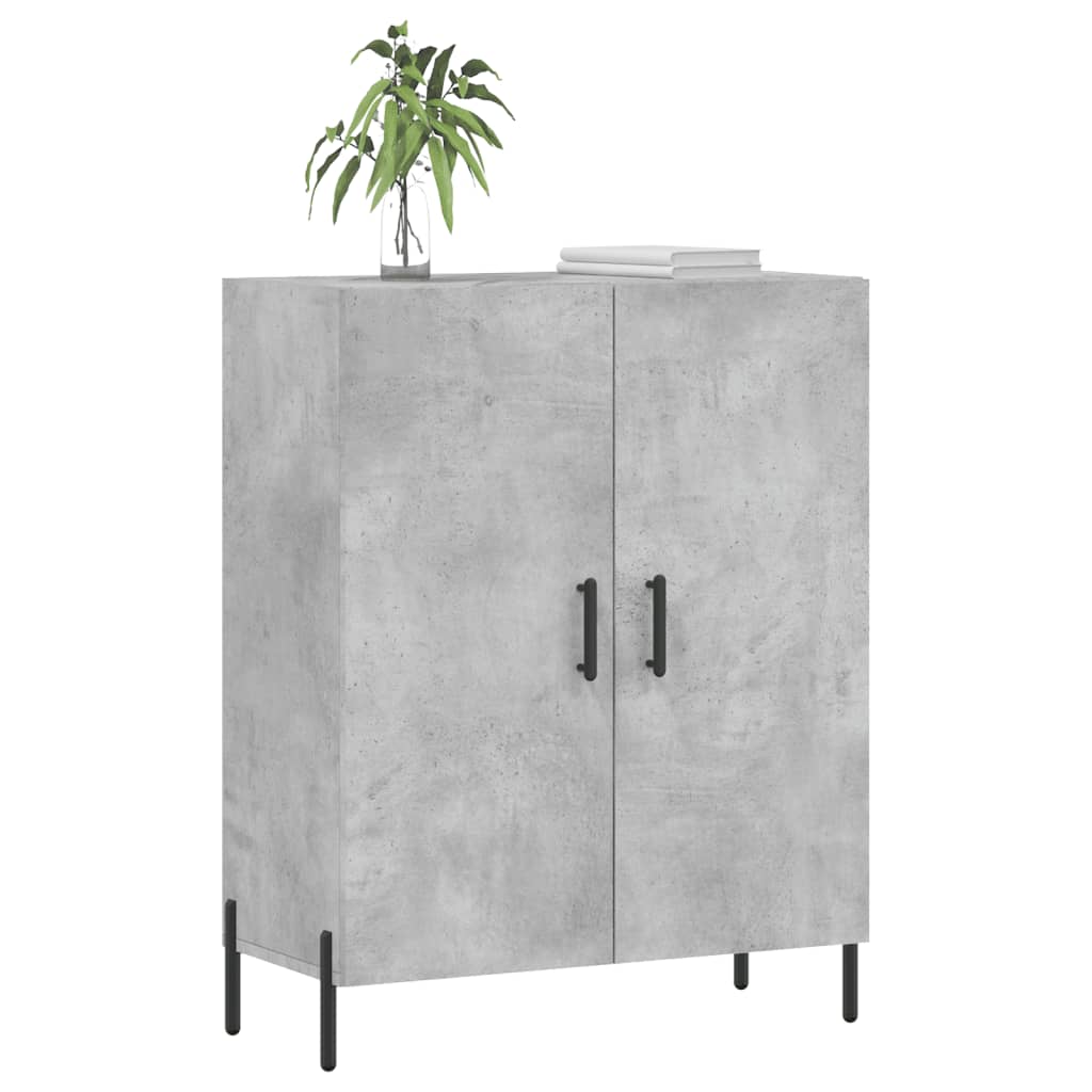 Sideboard Concrete Grey 69,5x34x90 cm Engineered Wood
