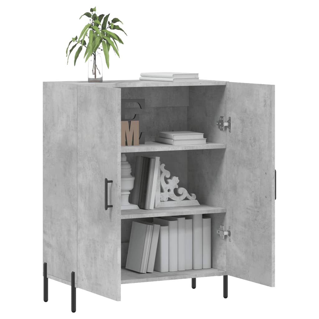 Sideboard Concrete Grey 69,5x34x90 cm Engineered Wood