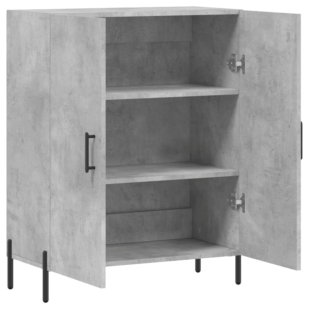 Sideboard Concrete Grey 69,5x34x90 cm Engineered Wood