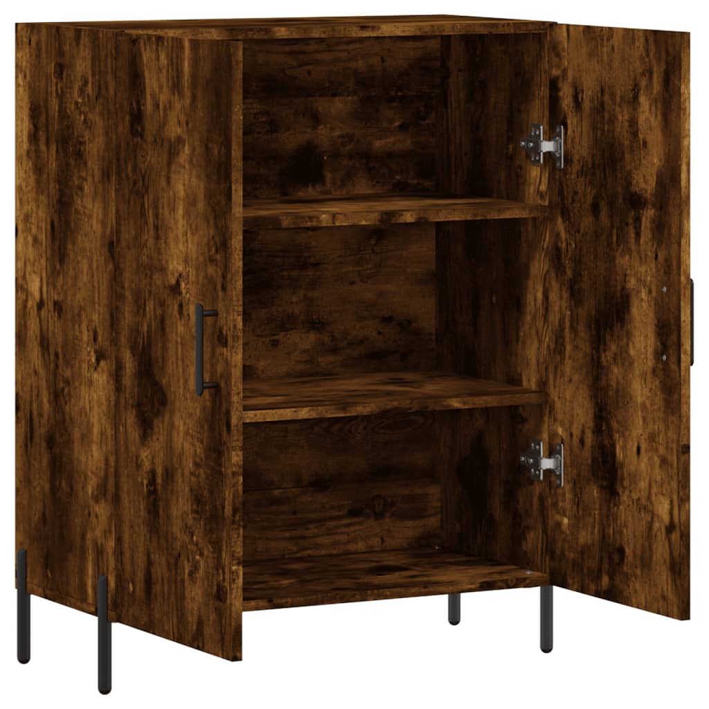 Sideboard Smoked Oak 69,5x34x90 cm Engineered Wood