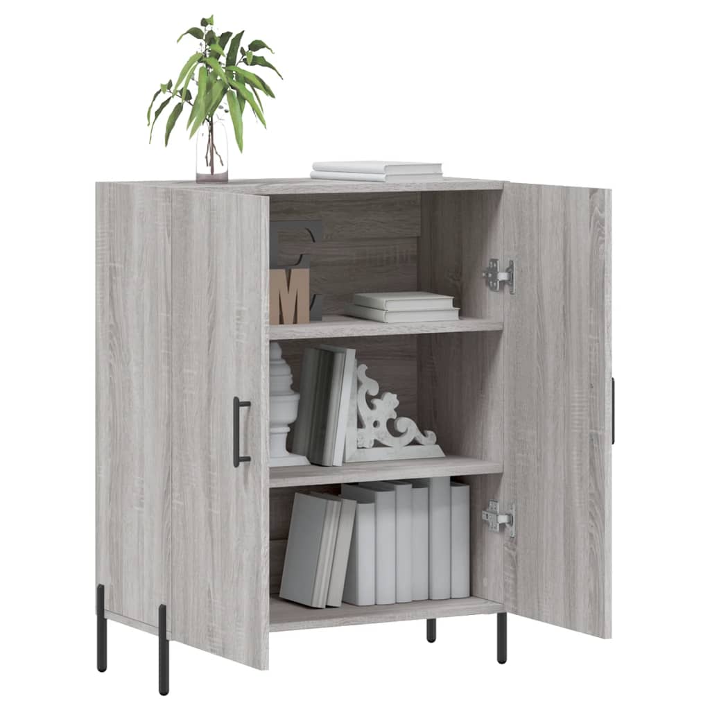 Sideboard Grey Sonoma 69,5x34x90 cm Engineered Wood