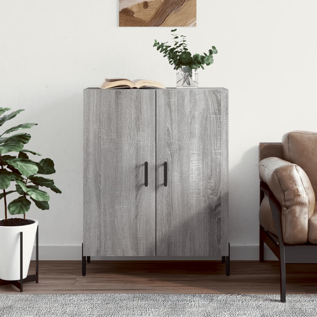 Sideboard Grey Sonoma 69,5x34x90 cm Engineered Wood