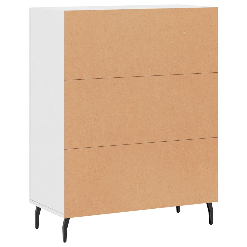 Sideboard White 69,5x34x90 cm Engineered Wood