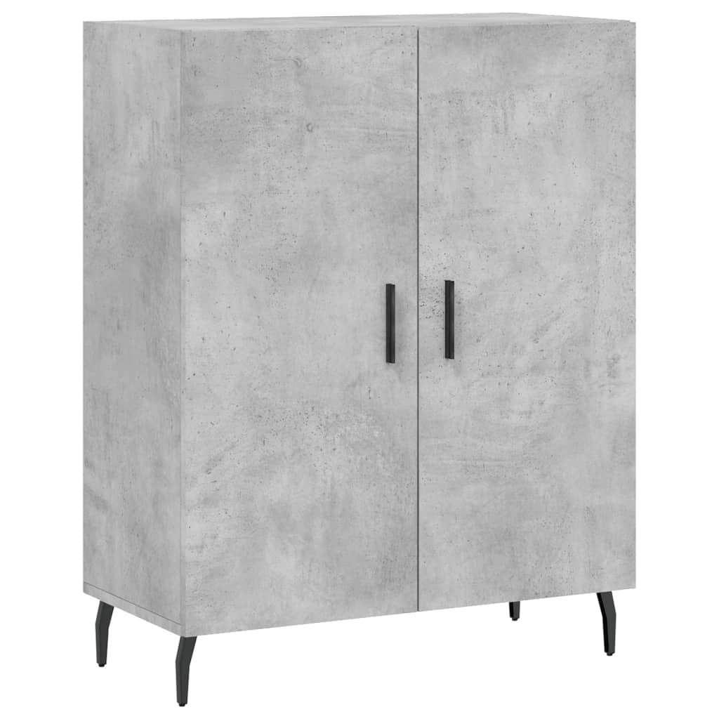 Sideboard Concrete Grey 69,5x34x90 cm Engineered Wood