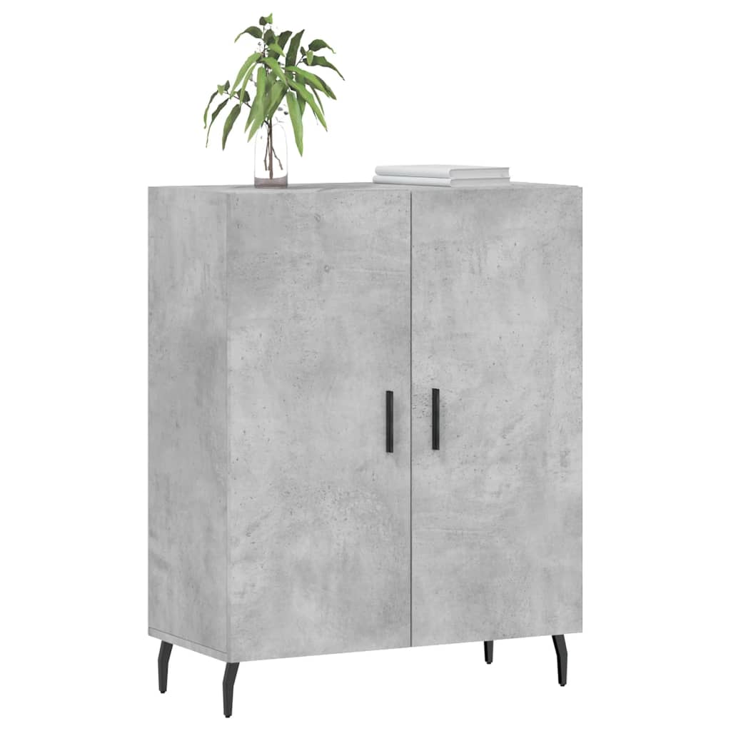 Sideboard Concrete Grey 69,5x34x90 cm Engineered Wood