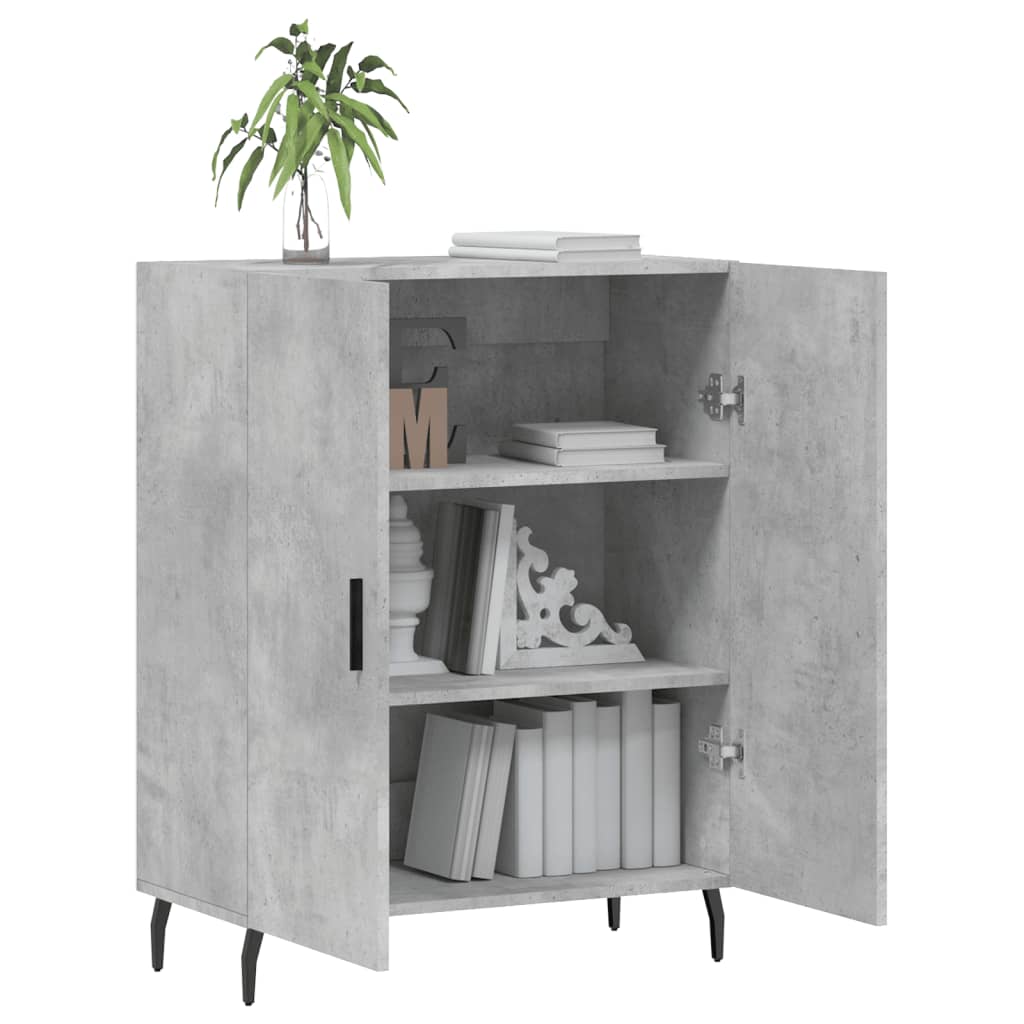 Sideboard Concrete Grey 69,5x34x90 cm Engineered Wood