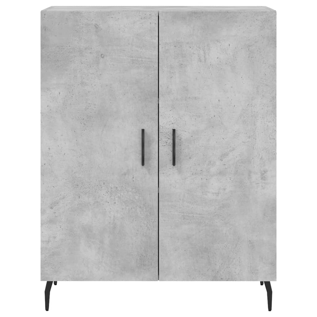 Sideboard Concrete Grey 69,5x34x90 cm Engineered Wood