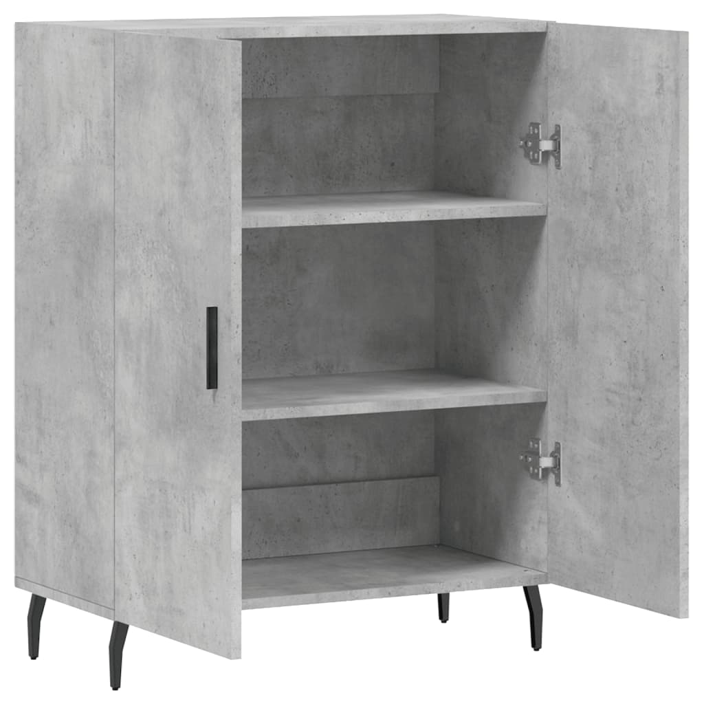Sideboard Concrete Grey 69,5x34x90 cm Engineered Wood