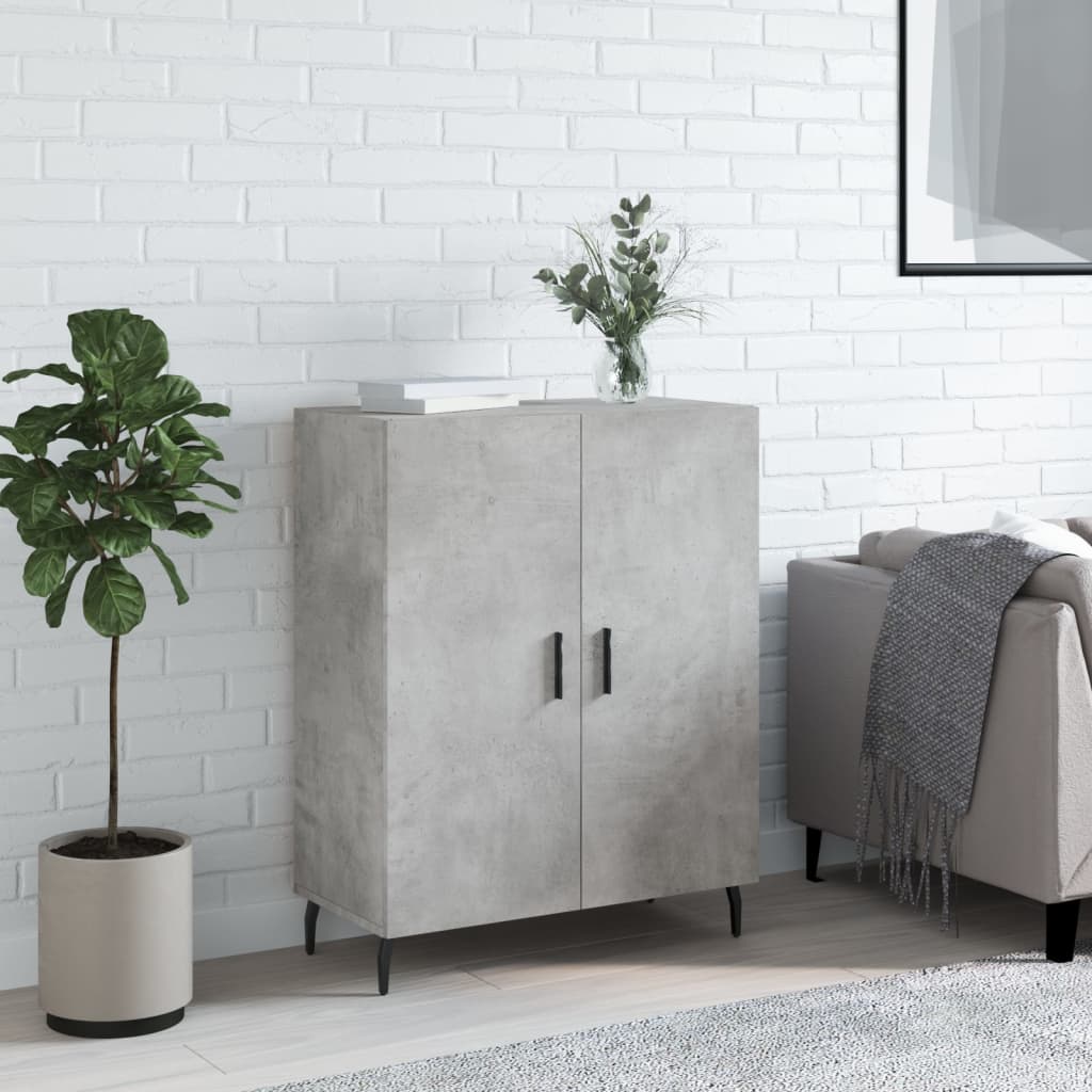 Sideboard Concrete Grey 69,5x34x90 cm Engineered Wood