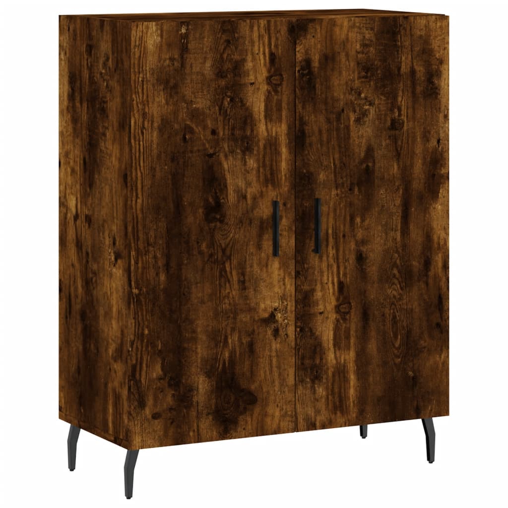 Sideboard Smoked Oak 69,5x34x90 cm Engineered Wood