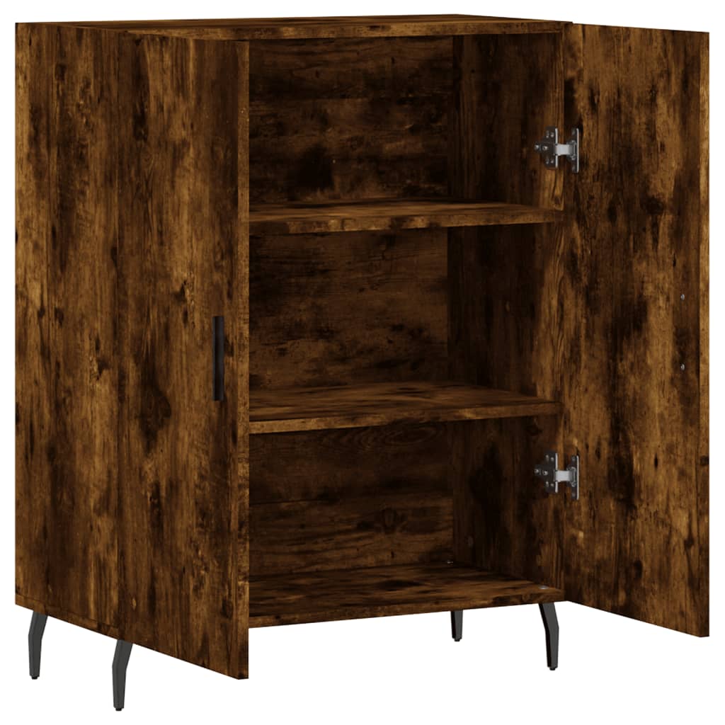Sideboard Smoked Oak 69,5x34x90 cm Engineered Wood