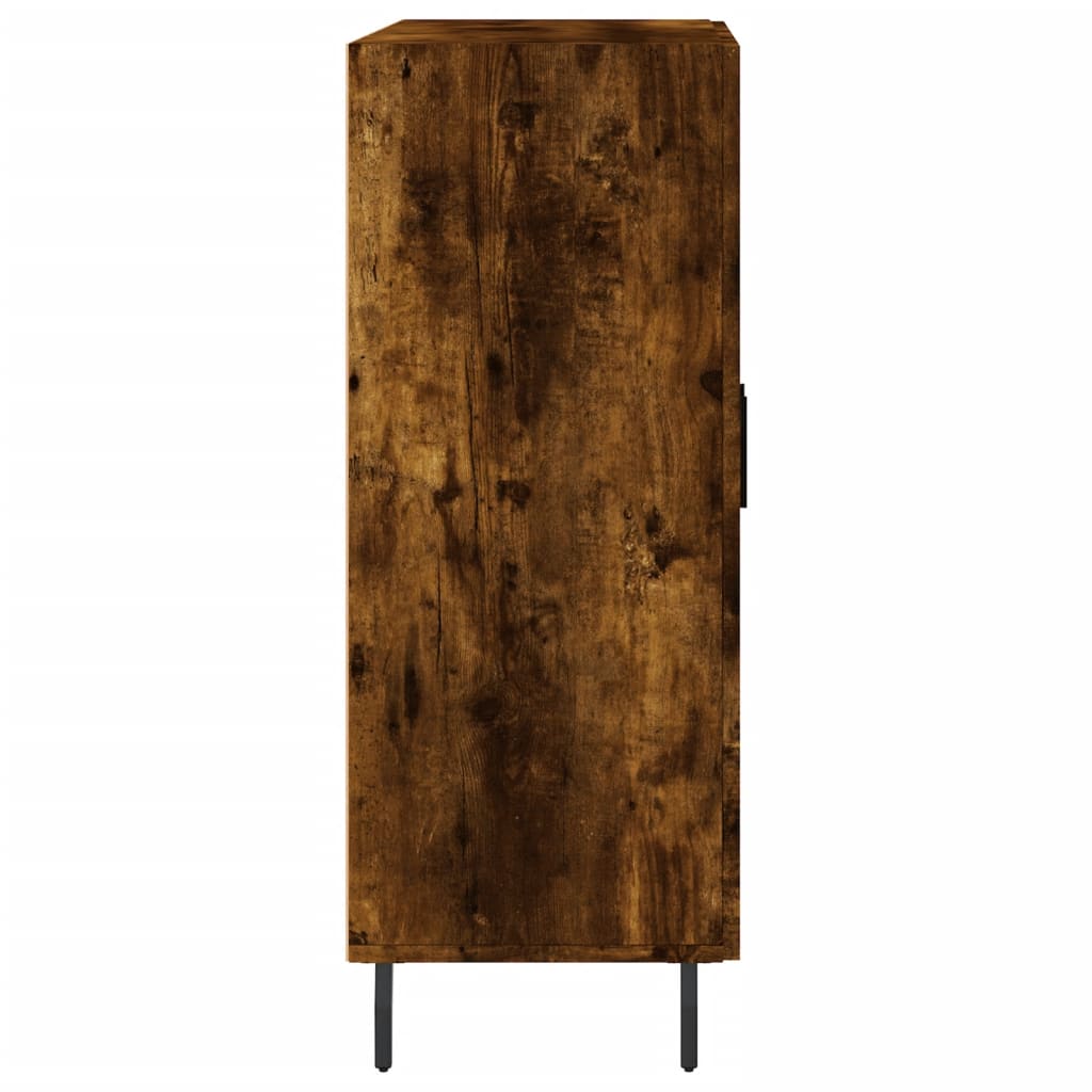 Sideboard Smoked Oak 69,5x34x90 cm Engineered Wood