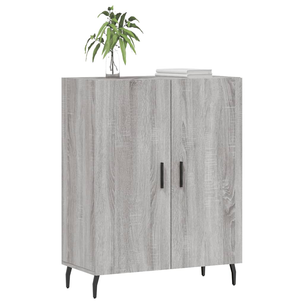 Sideboard Grey Sonoma 69,5x34x90 cm Engineered Wood