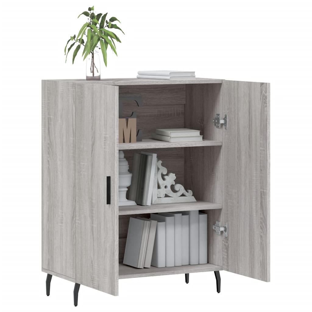 Sideboard Grey Sonoma 69,5x34x90 cm Engineered Wood