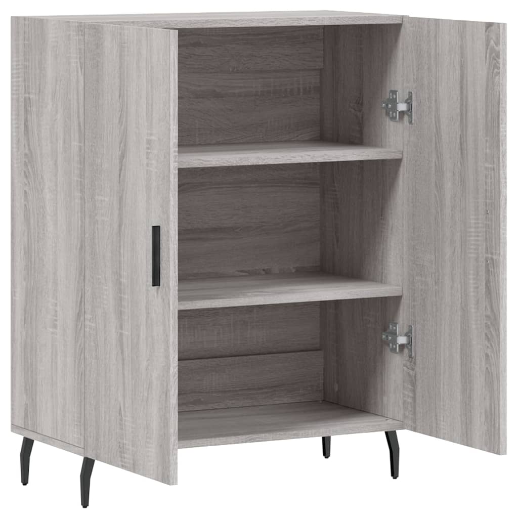 Sideboard Grey Sonoma 69,5x34x90 cm Engineered Wood