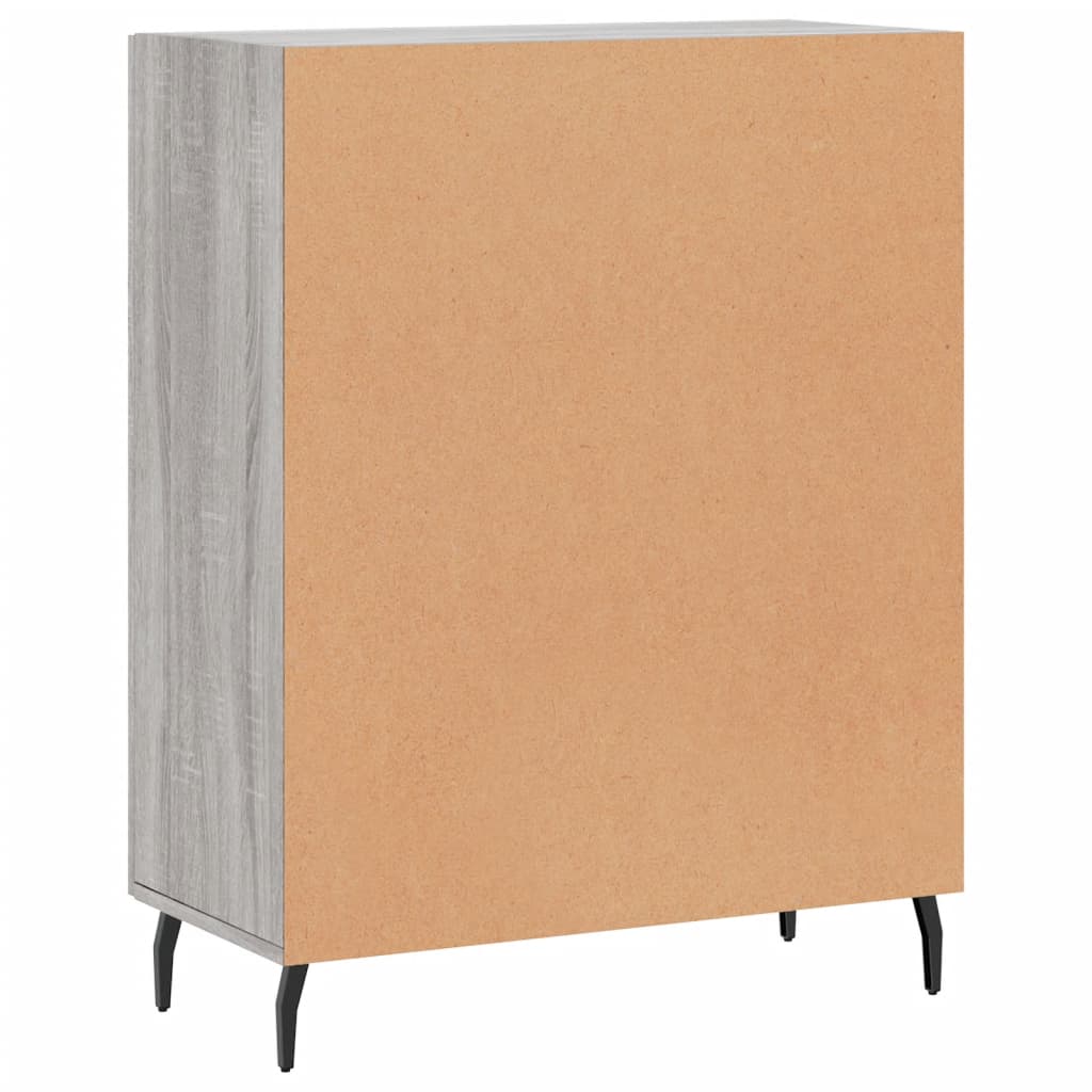 Sideboard Grey Sonoma 69,5x34x90 cm Engineered Wood
