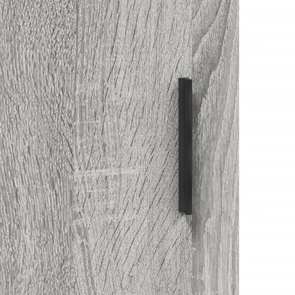 Sideboard Grey Sonoma 69,5x34x90 cm Engineered Wood