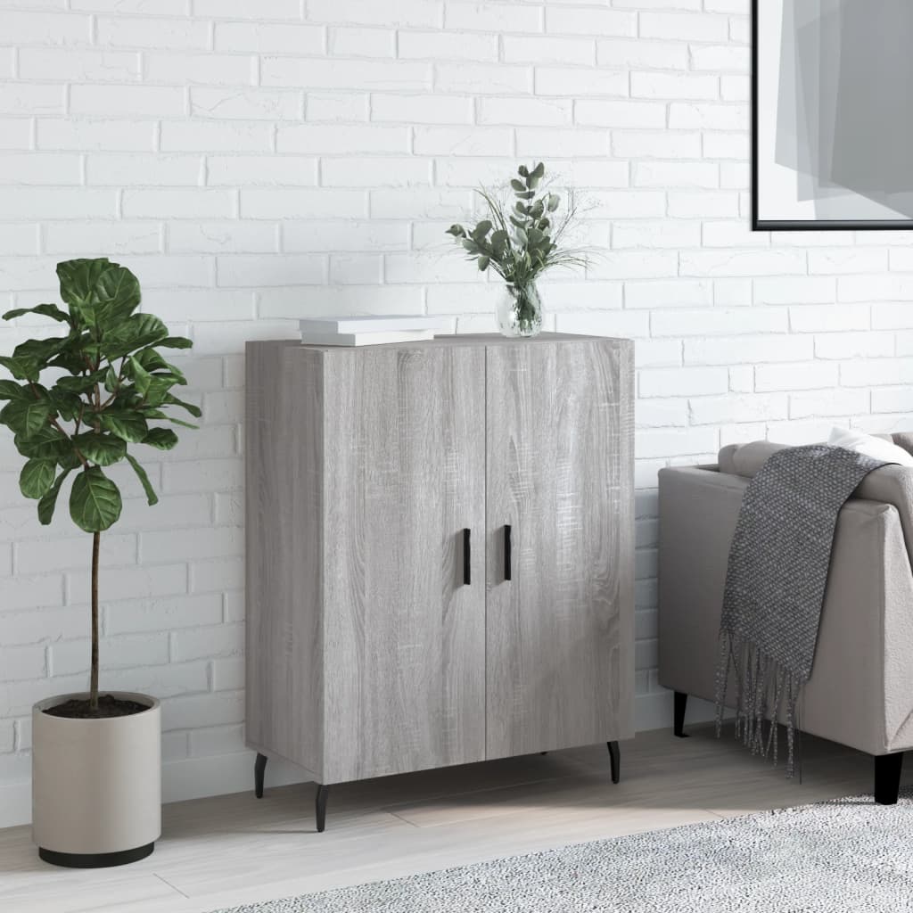 Sideboard Grey Sonoma 69,5x34x90 cm Engineered Wood