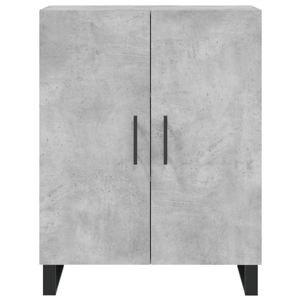 vidaXL Sideboard Concrete Grey 69.5x34x90 cm Engineered Wood