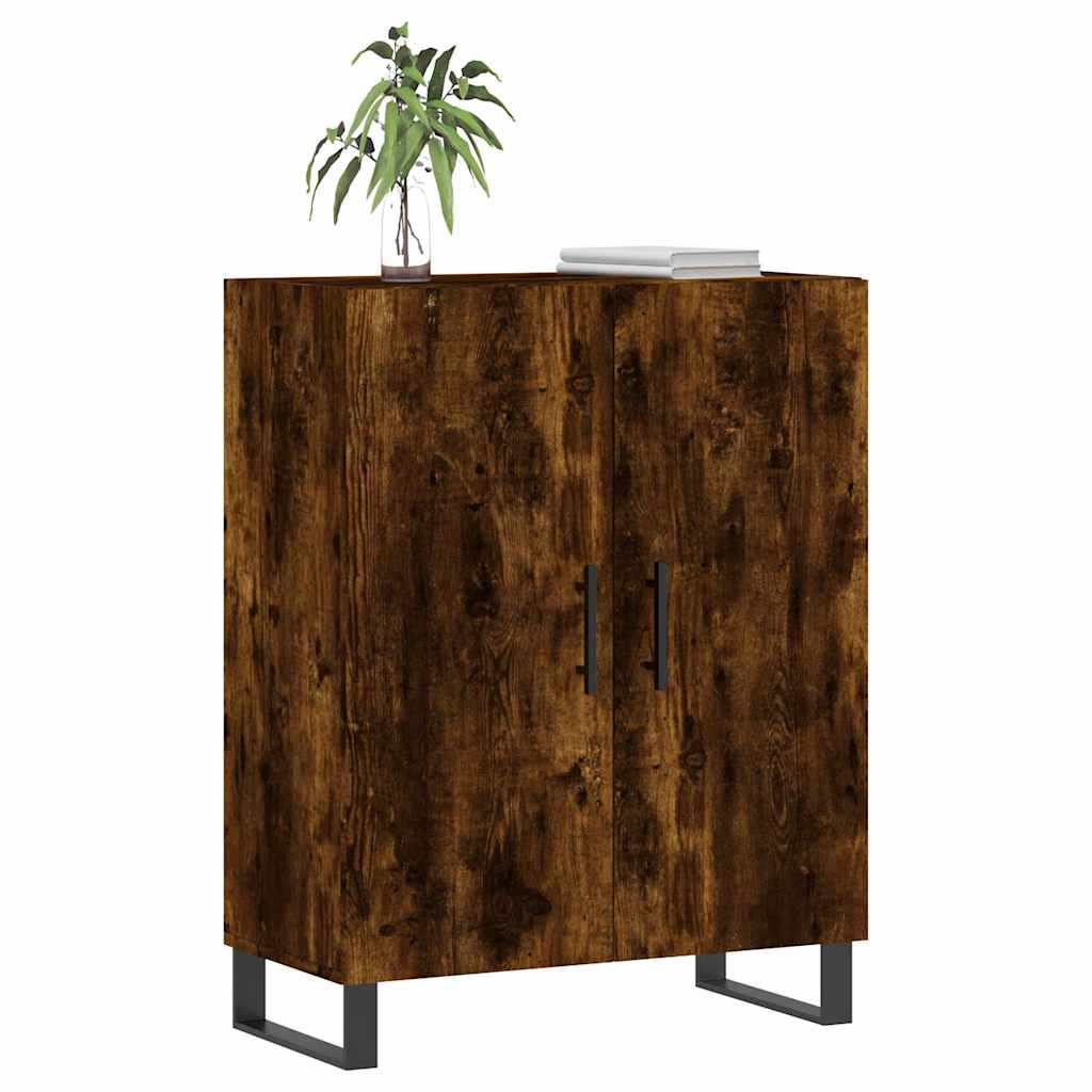Sideboard Smoked Oak 69,5x34x90 cm Engineered Wood
