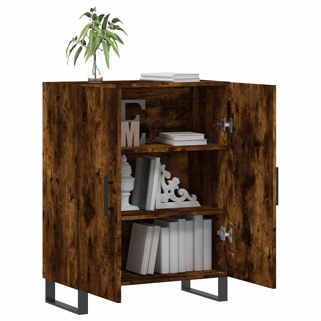 Sideboard Smoked Oak 69,5x34x90 cm Engineered Wood