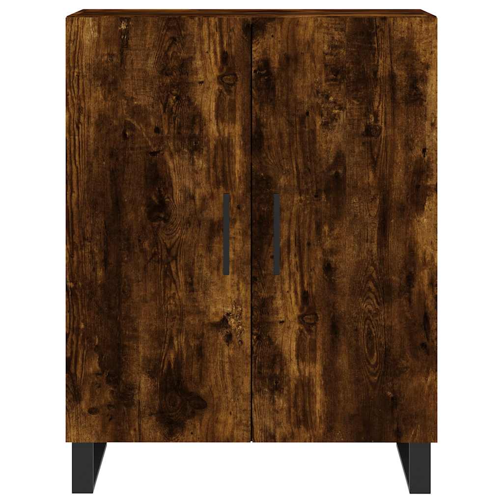 Sideboard Smoked Oak 69,5x34x90 cm Engineered Wood