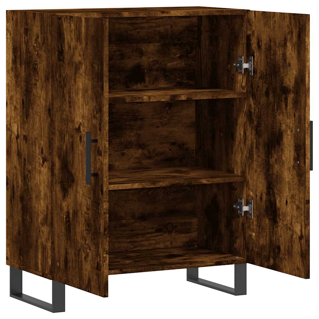 Sideboard Smoked Oak 69,5x34x90 cm Engineered Wood