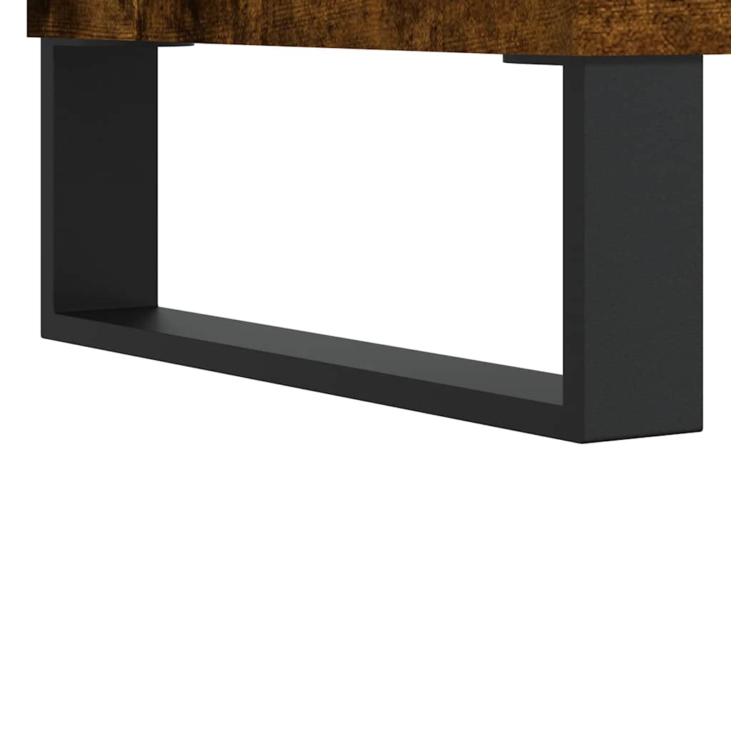 Sideboard Smoked Oak 69,5x34x90 cm Engineered Wood