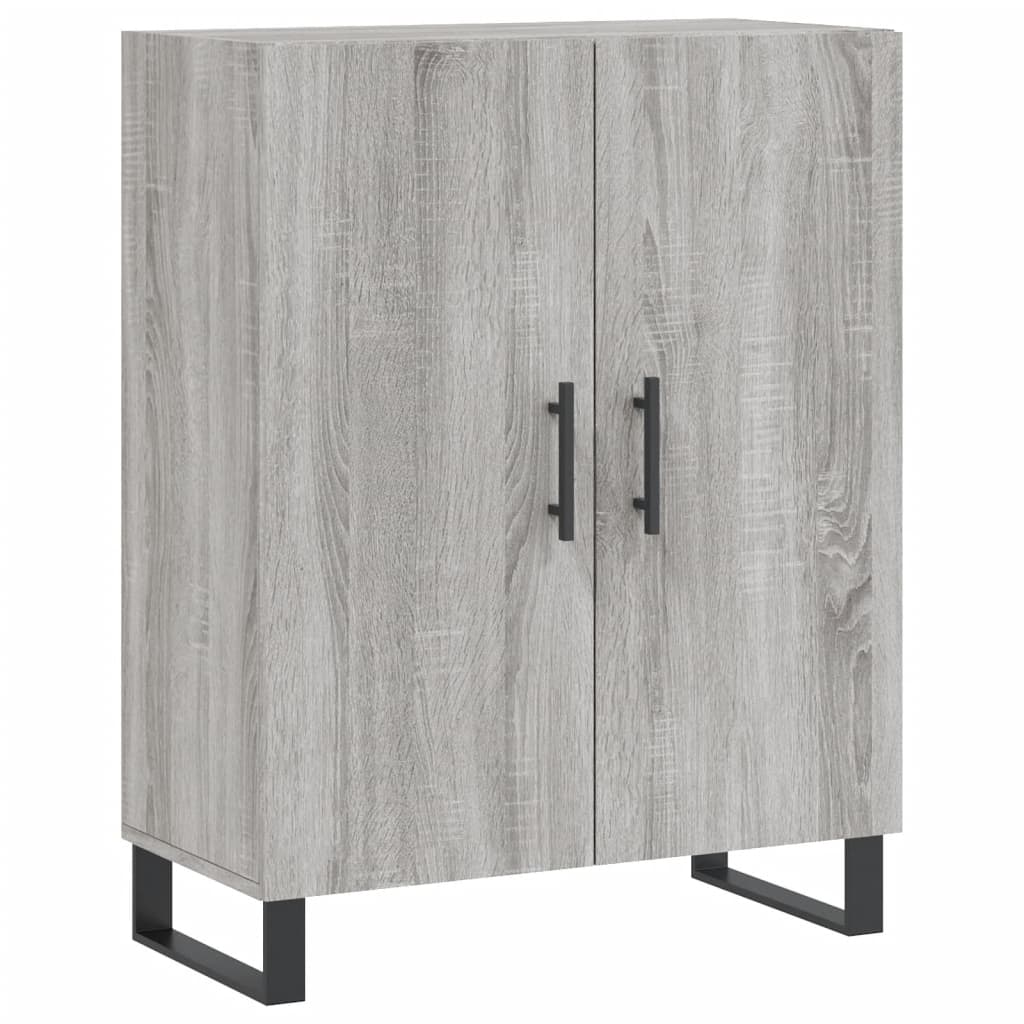 Sideboard Grey Sonoma 69,5x34x90 cm Engineered Wood