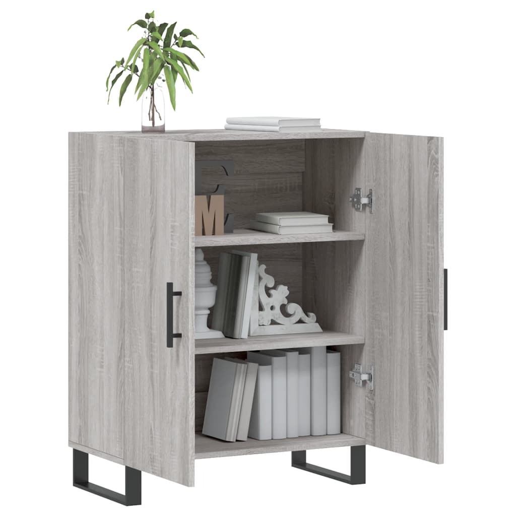 Sideboard Grey Sonoma 69,5x34x90 cm Engineered Wood