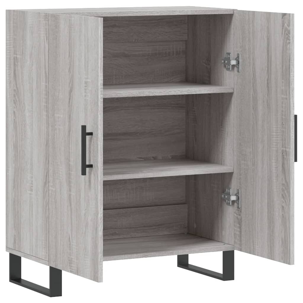 Sideboard Grey Sonoma 69,5x34x90 cm Engineered Wood