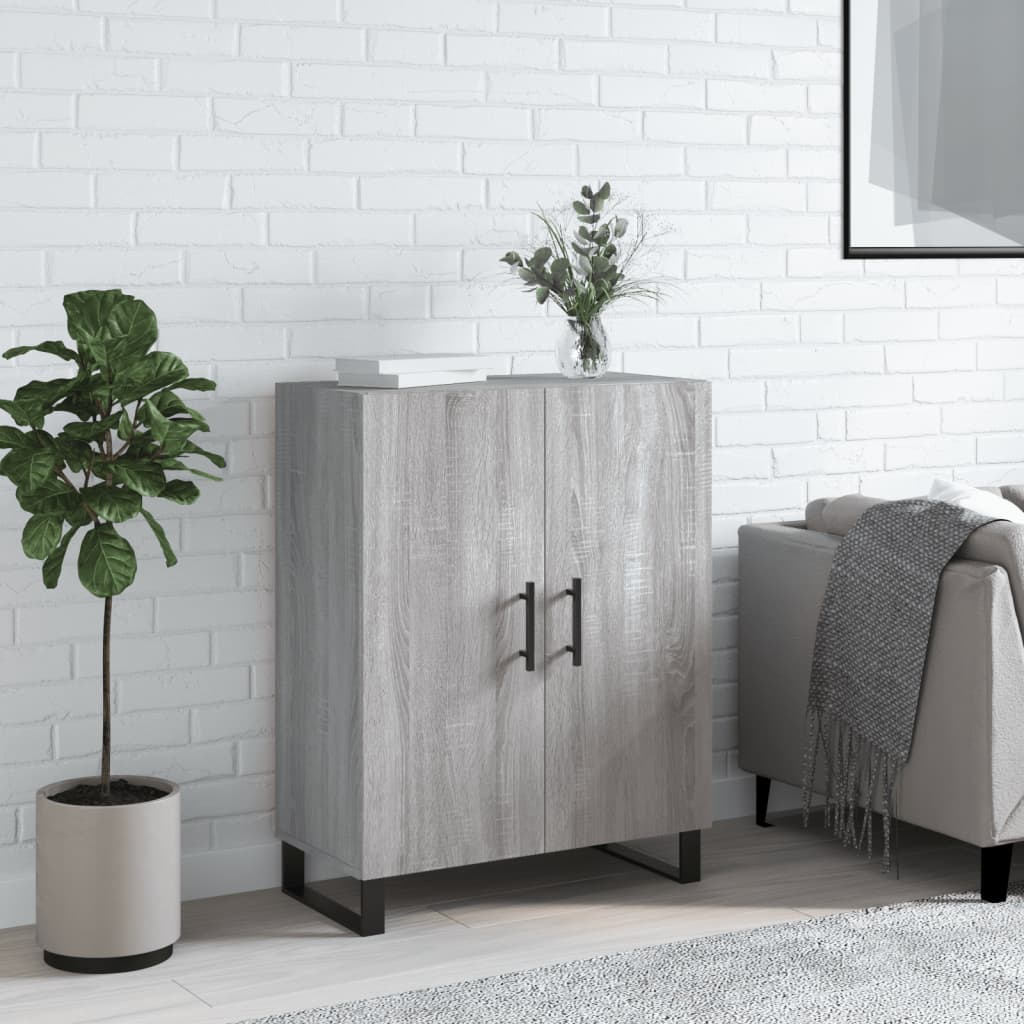 Sideboard Grey Sonoma 69,5x34x90 cm Engineered Wood
